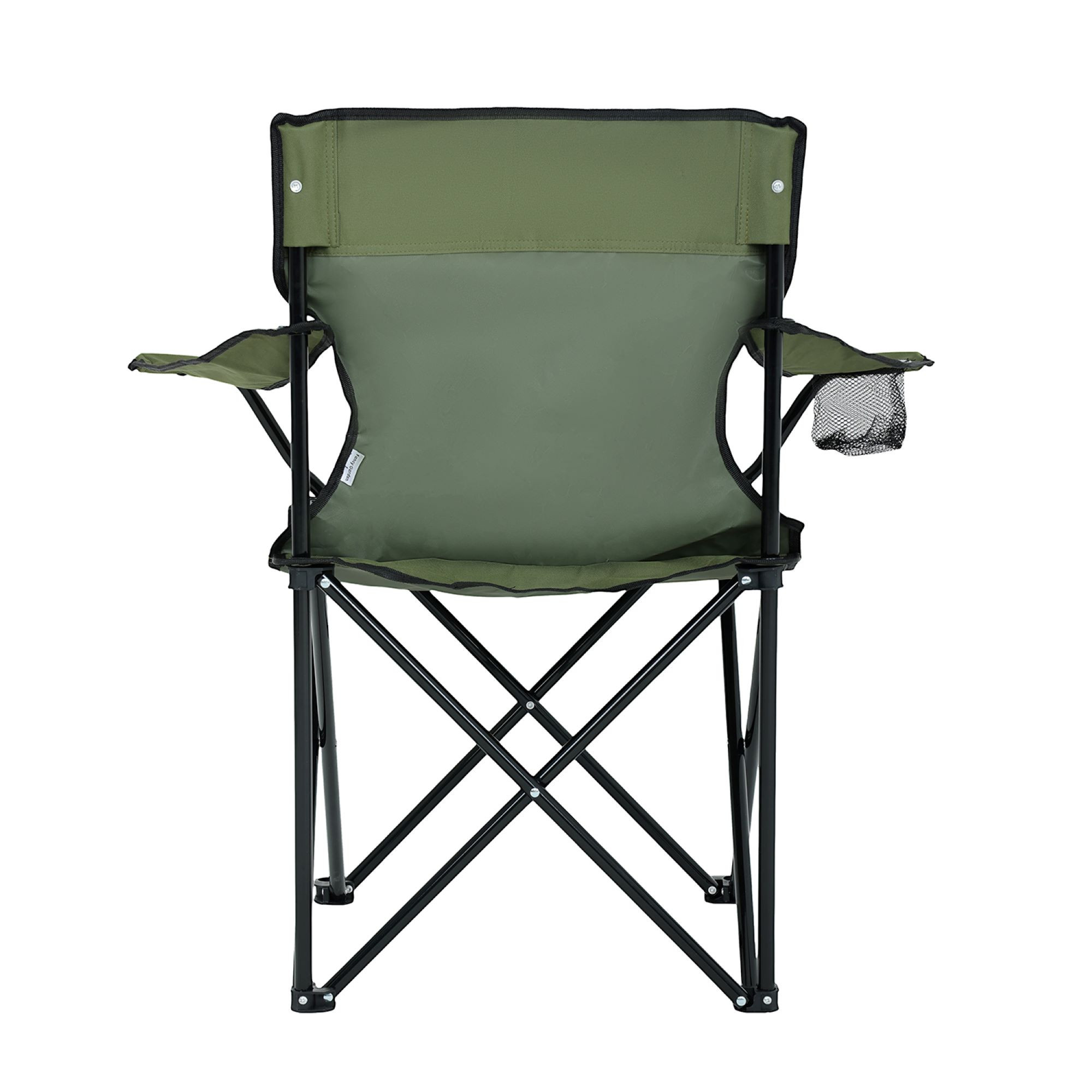 Chaise De Camping Lot 2 Chaises Pliantes Pêche - 120kg Charge Max Avec Porte-gobelet Chaise Plage Pliable Portable