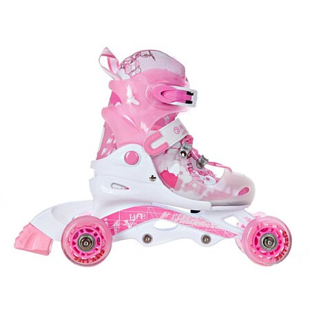 Disney patins à roulettes ajustables Princess girls rose - Roller