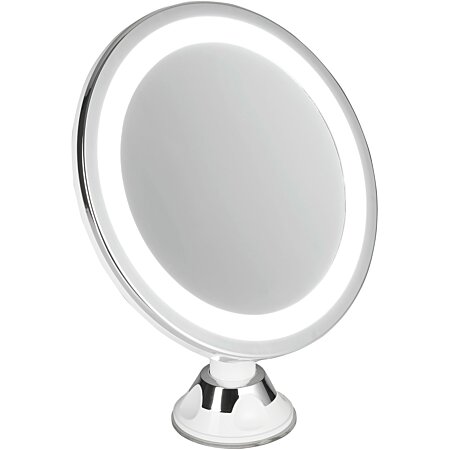 Miroir Maquillage avec Lumière LED 2 Intensités Grossissement 5X