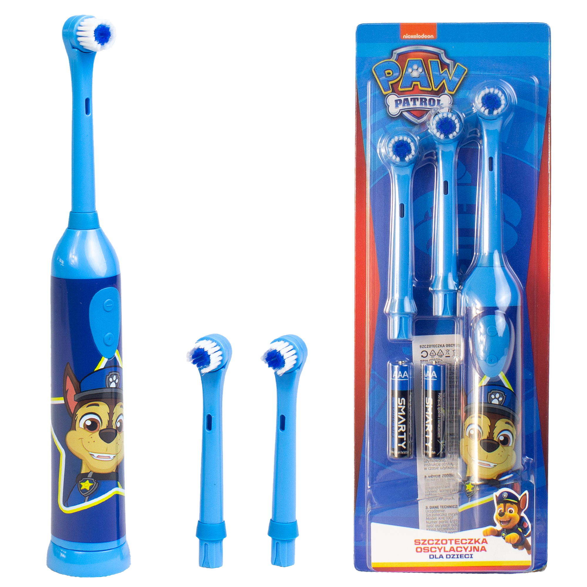 Paw Patrol Bross à dnts Élctriqu Pat'Patrouill Oscillant Blu au millur prix