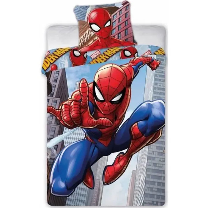Parure de lit Spider Man Marvel au meilleur prix