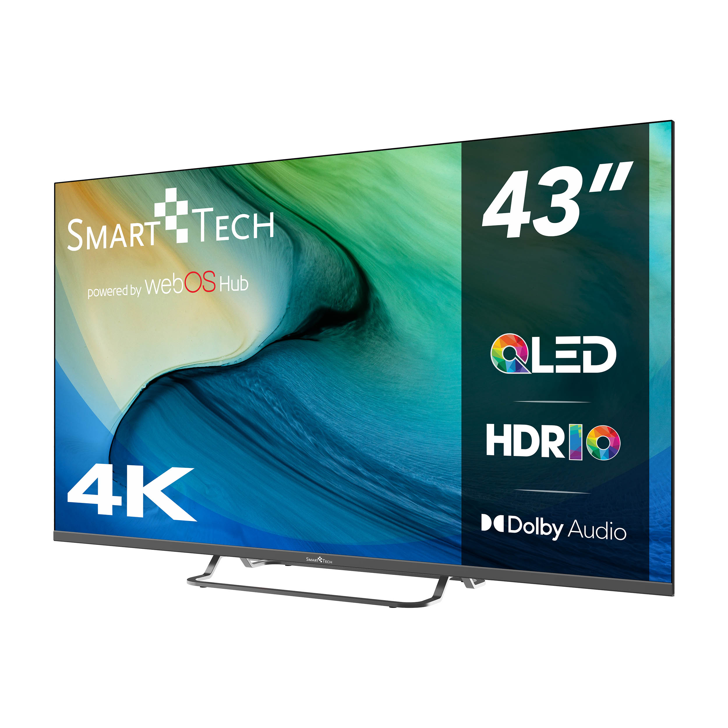43V型 LED液晶 2k テレビ LE-4352K2 Smart Tech TV QLED 4K UHD 43' (109 cm) 43QW02V Web OS TV