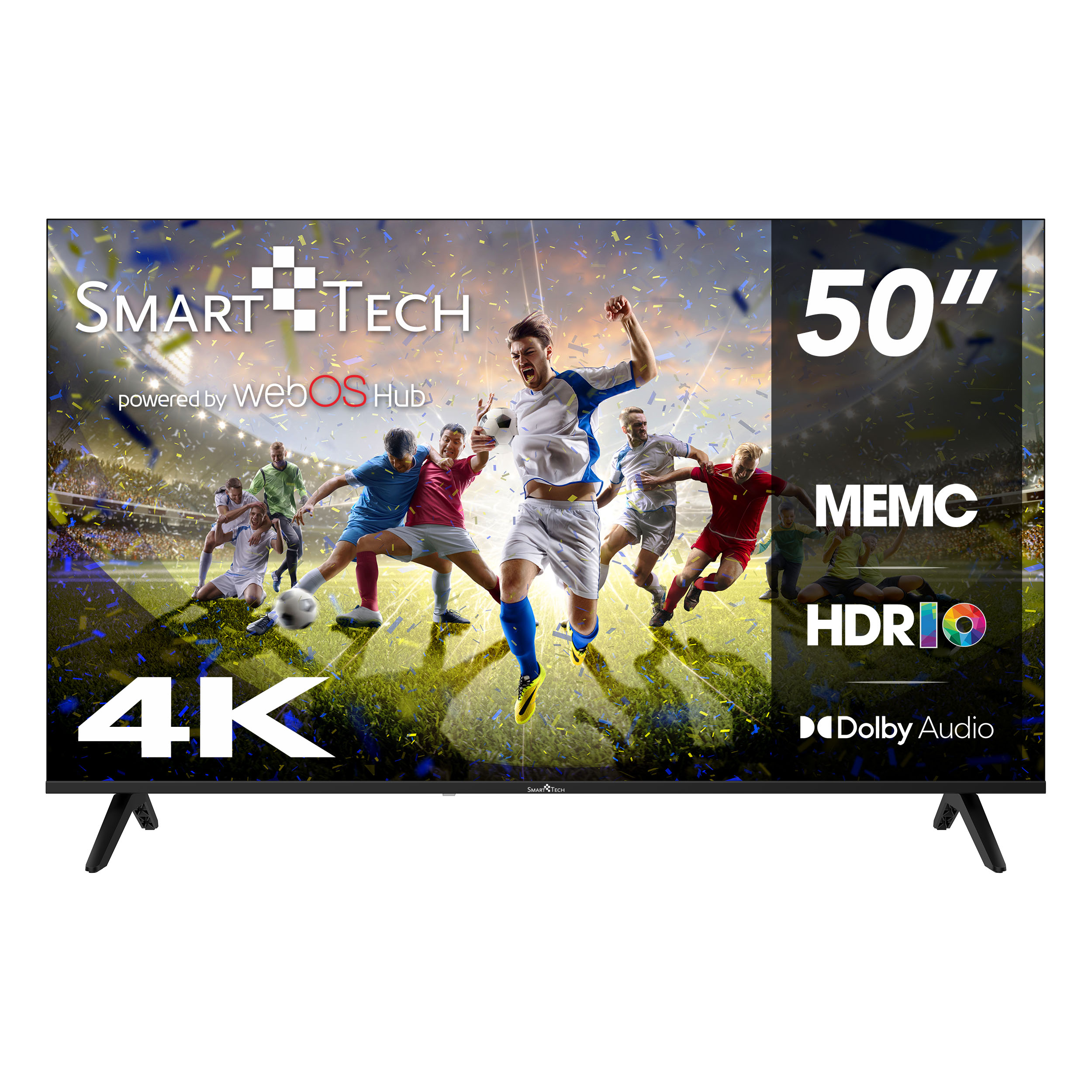 Smart Tech TV LED 4K UHD 50' (127cm) Smart TV Web OS-50UW02K- Netflix, Prime Video, Youtube 3xHDMI 2xUSB