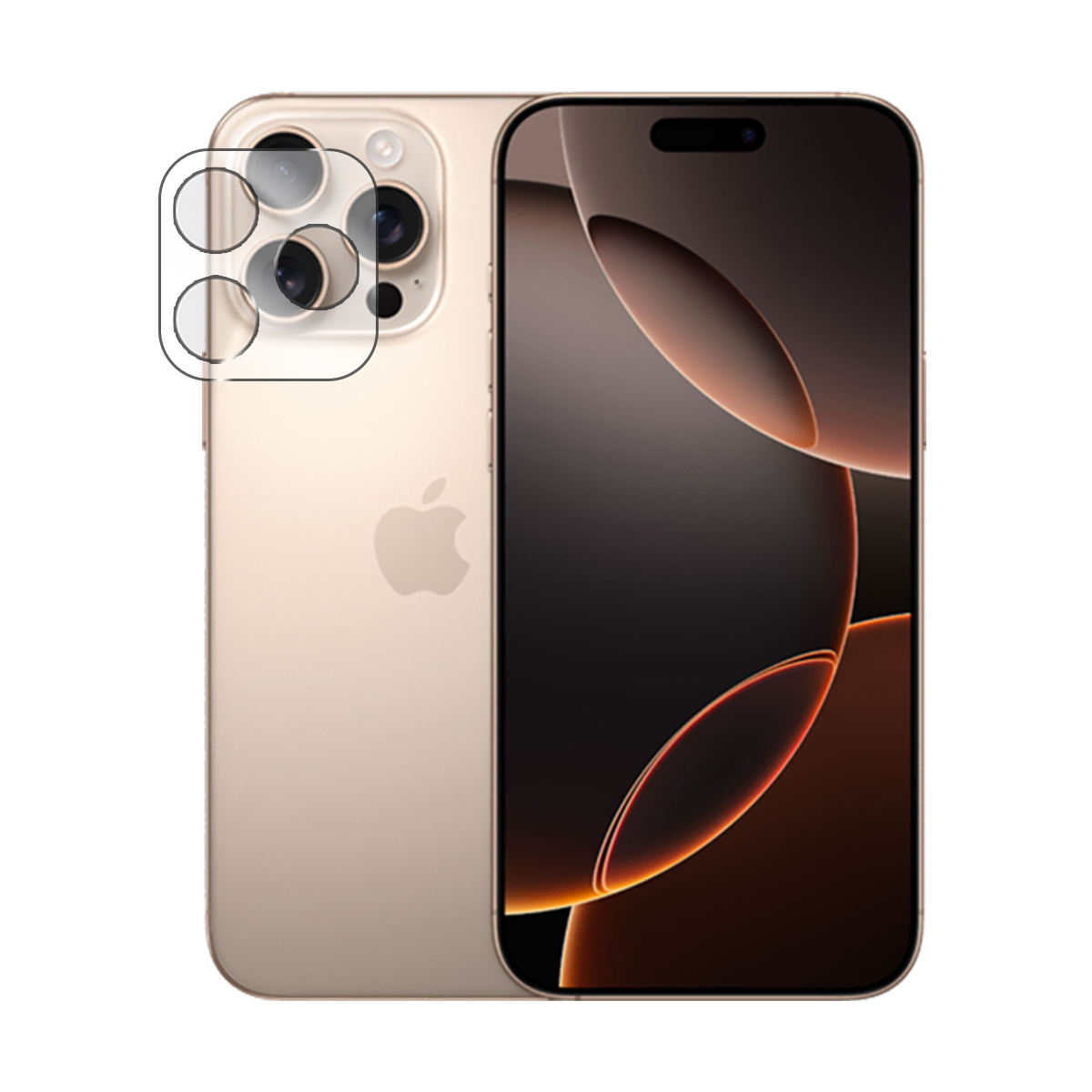 Protecteur Verre Trempé Pour Caméra IPhone 16 Pro / Pro Max - 2 Pièces, Dureté 9H, Ultra Transparent