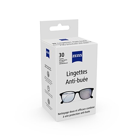 AIMTYD Lingettes anti-buée réutilisables pour écran de verres de lunettes,  non jetables Dry Care Eyes Nano Chiffon anti-buée, 48 heures 600 temps de  nettoyage, emballées individuellement (5) 