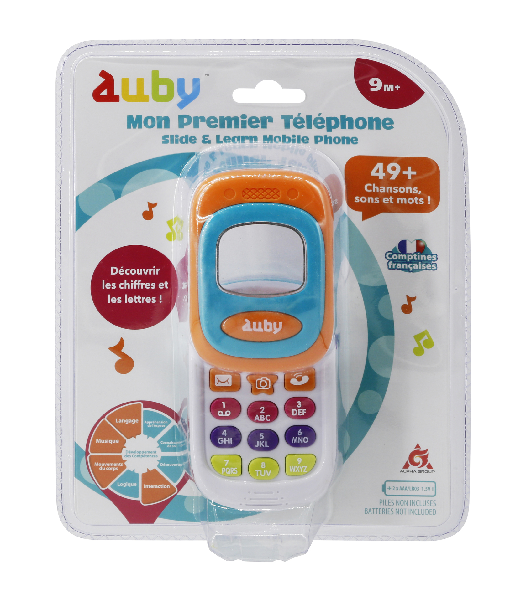 Auby - mon premier telephone, jouets 1er age