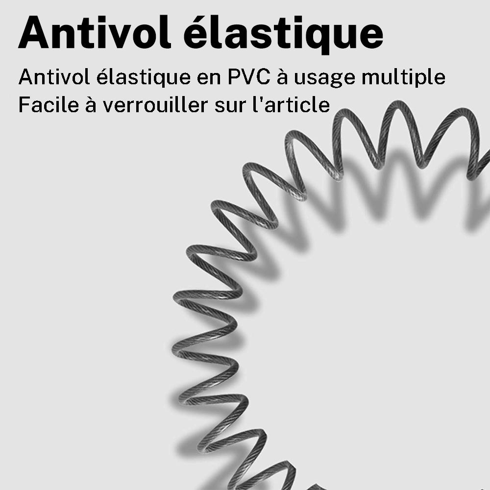 YMYNY Cadenas à Câble Rétractable, Cadenas à Combinaison Numérique avec