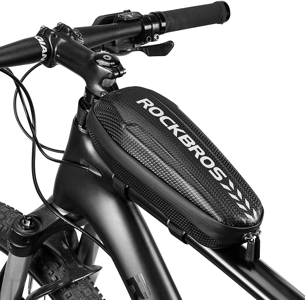 Sacoche De Cadre ROCKBROS 1,5L - Pour VTT, Vélo De Route - Fixation Stable Et Design Slim