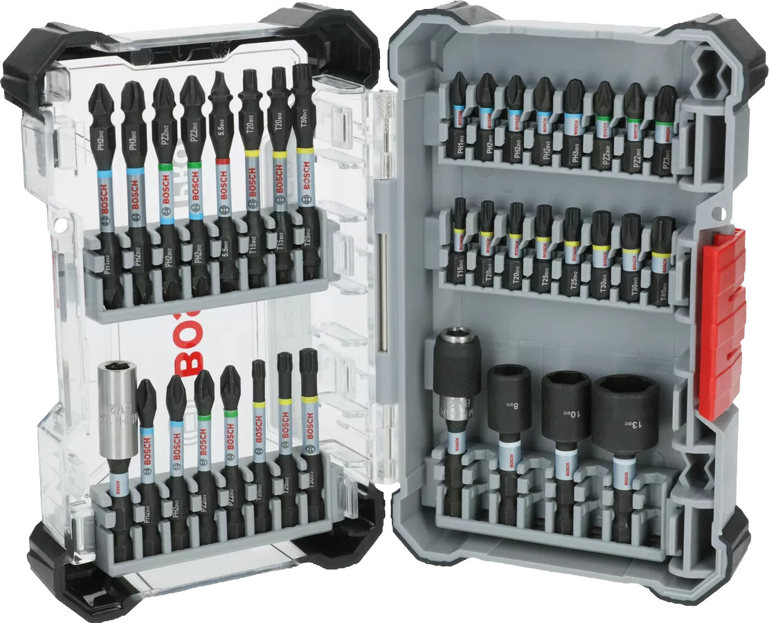 Coffret De Vissage 46 Pièces Bosch 2607019504 à Prix