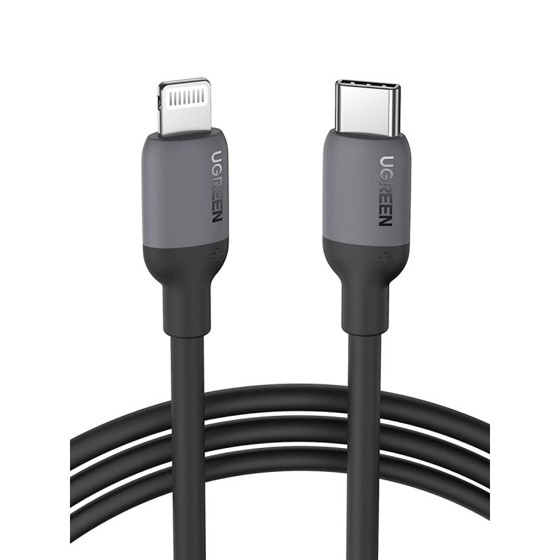 Cable de charge rapide ugreen usb type-c puce lightning (certifiee mfi ...