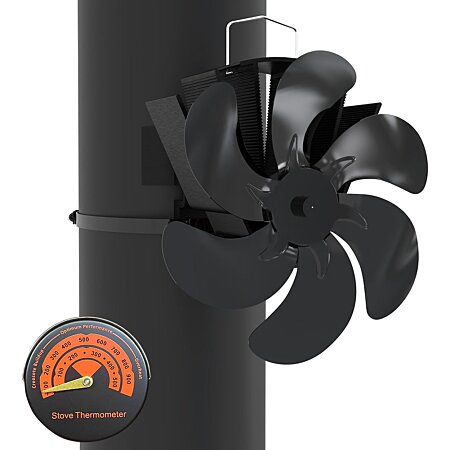 Ventilateur pour poêle à bois magnétique 3 en 1 ventilateur de