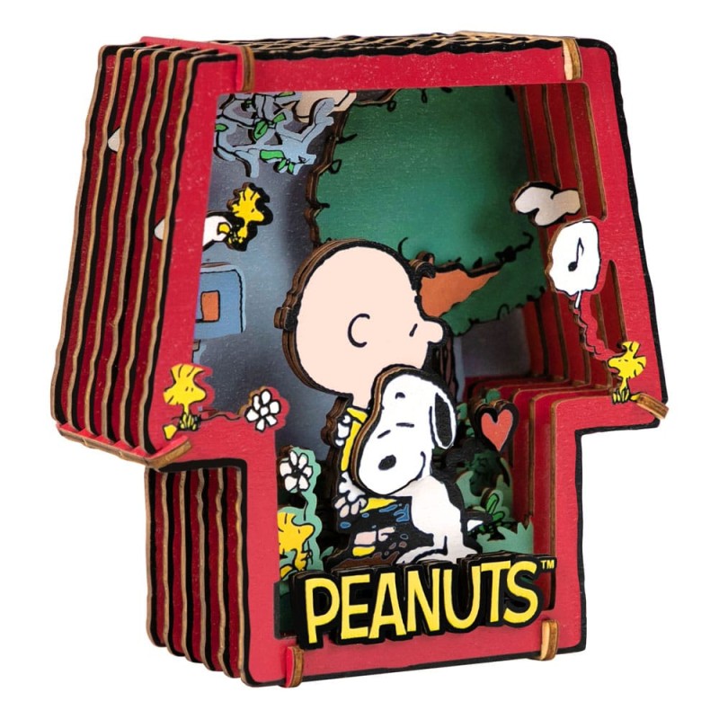 Snoopy Puremind - Maquette Wooden Theater Healing Hug au meilleur