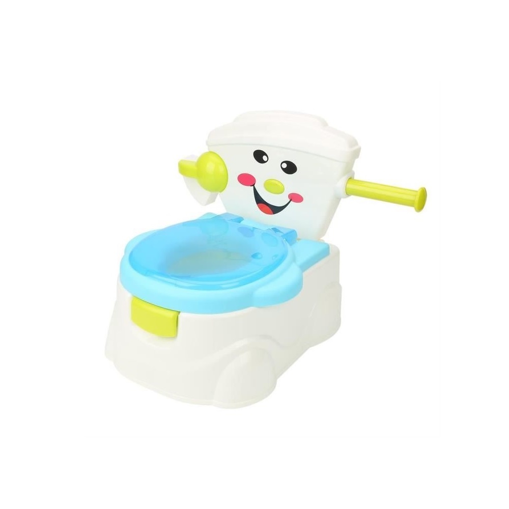 Toilette Pot pour Enfant avec Porte-Papier Intégré Compact et