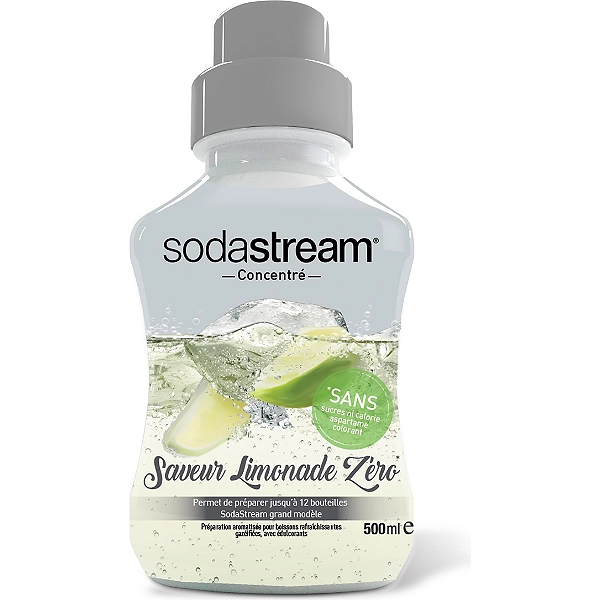 Concentré sirop Sodastream Saveur Limonade zéro 500ml au meilleur prix
