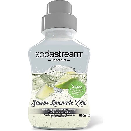 Concentré sirop Sodastream Saveur Limonade zéro 500ml au meilleur prix