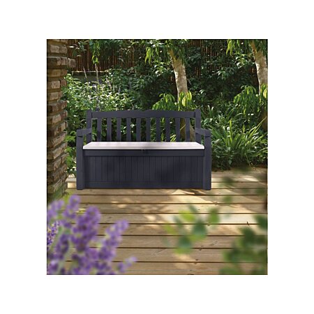 Banc coffre de jardin en résine Garden Bench® 265L - KETER - Mr.Bricolage