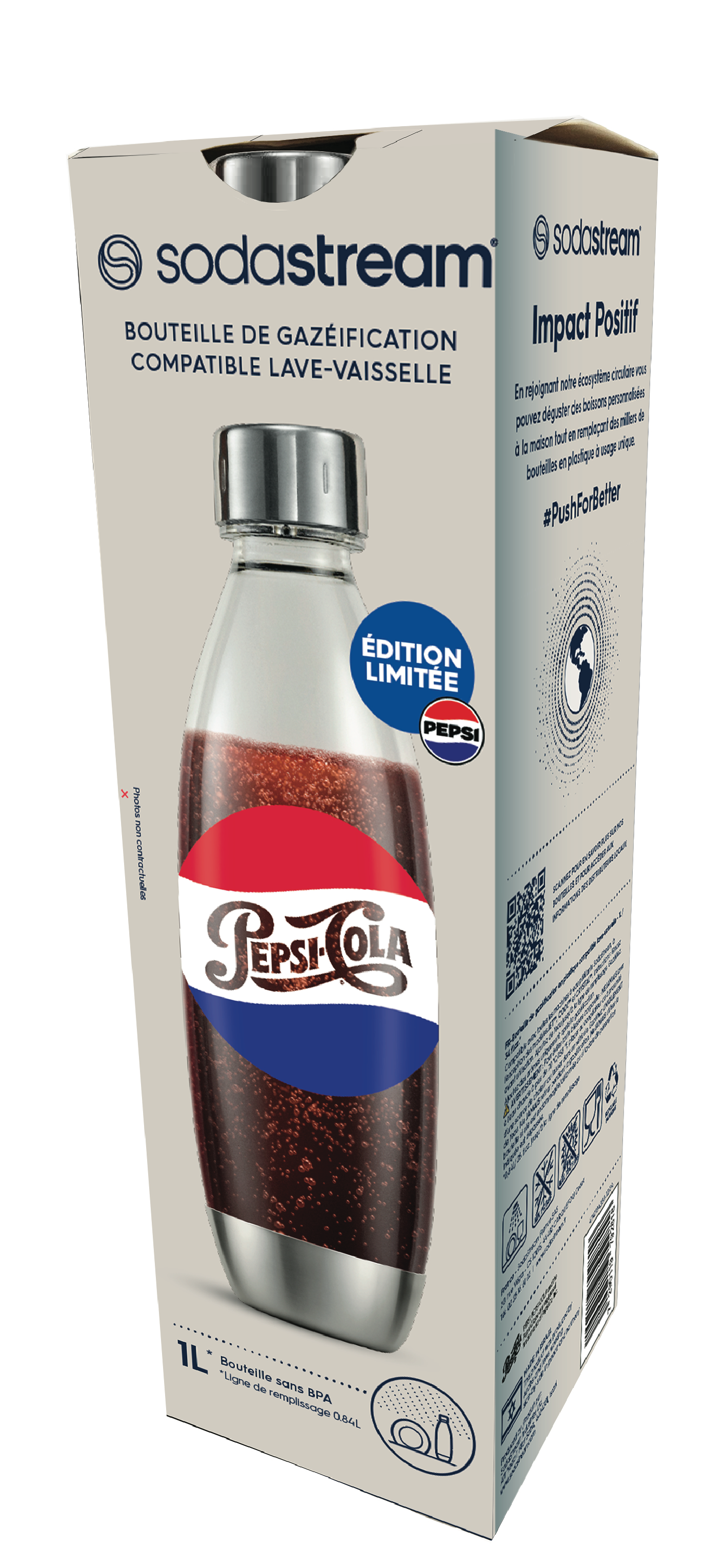 Bouteille 1L Lave-Vaisselle Fuse Pepsi Metal Edition Limitée au meilleur  prix | E.Leclerc, image size:1412x3057