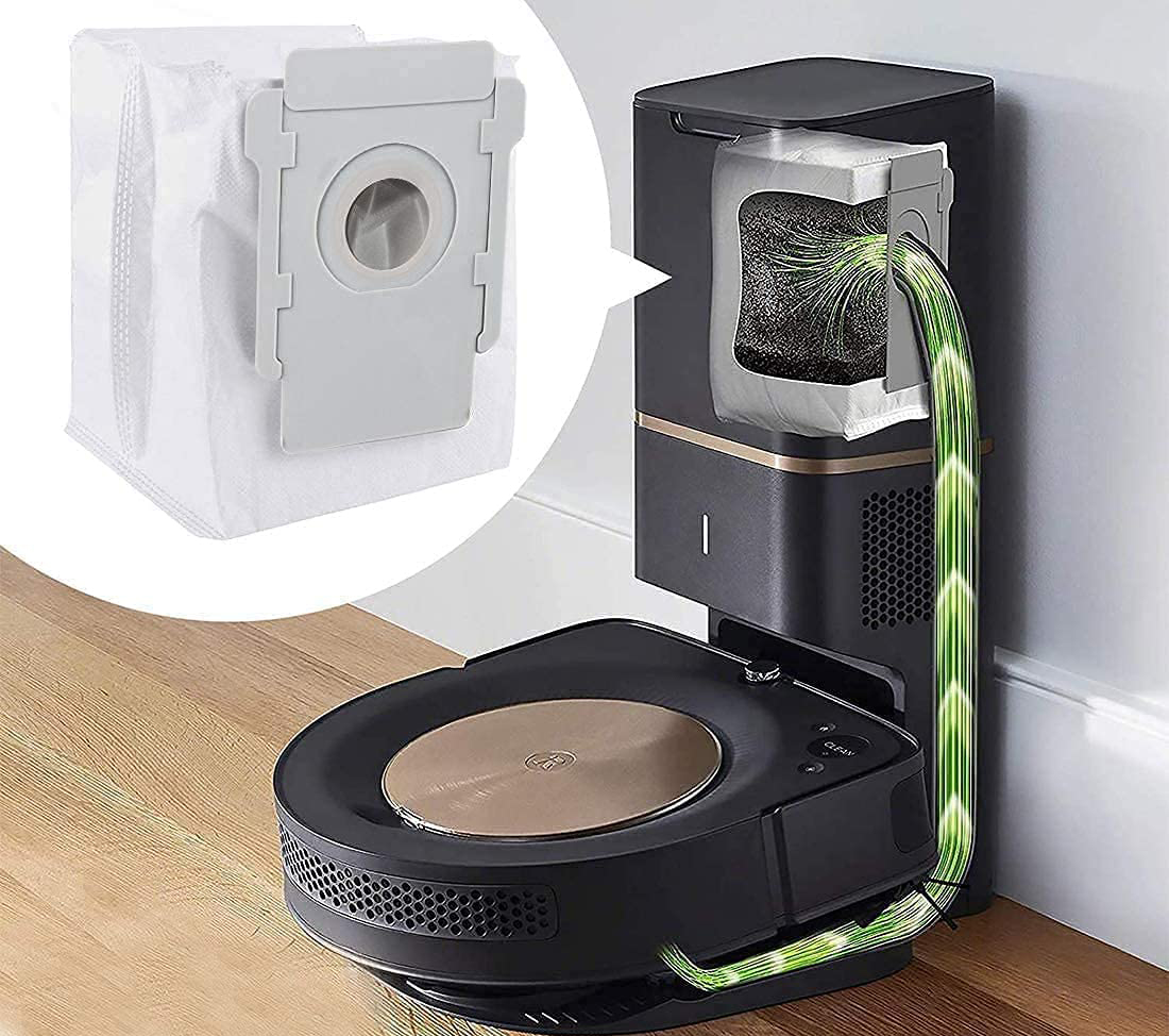 Lot 16 Sacs Aspirateur IRobot Roomba I7/i3/i4/i6/i8/S9/j7/E5/E6/E7 – Grande Capacité, Filtration Anti-Allergènes