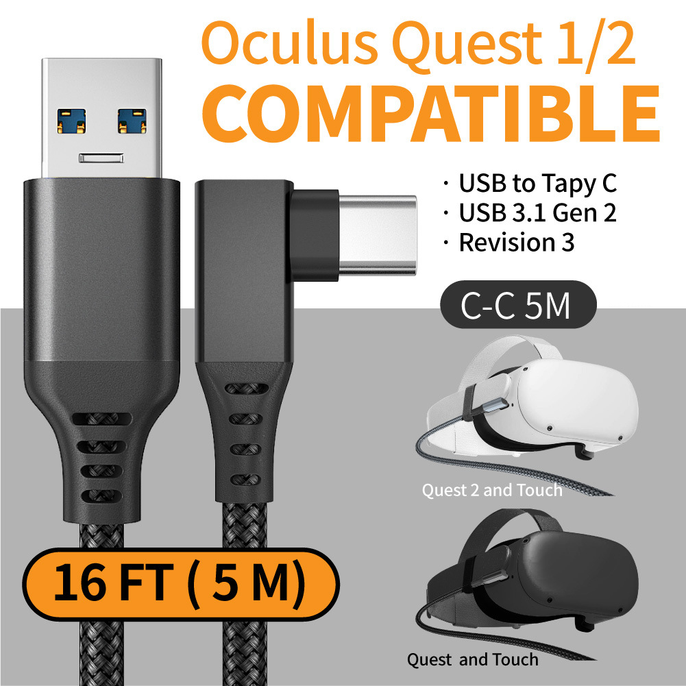 Chargeur USB Et Adaptateur Secteur 10W Pour Oculus Quest 2 - Câble Inclus, Occasion Mais Fonctionnel