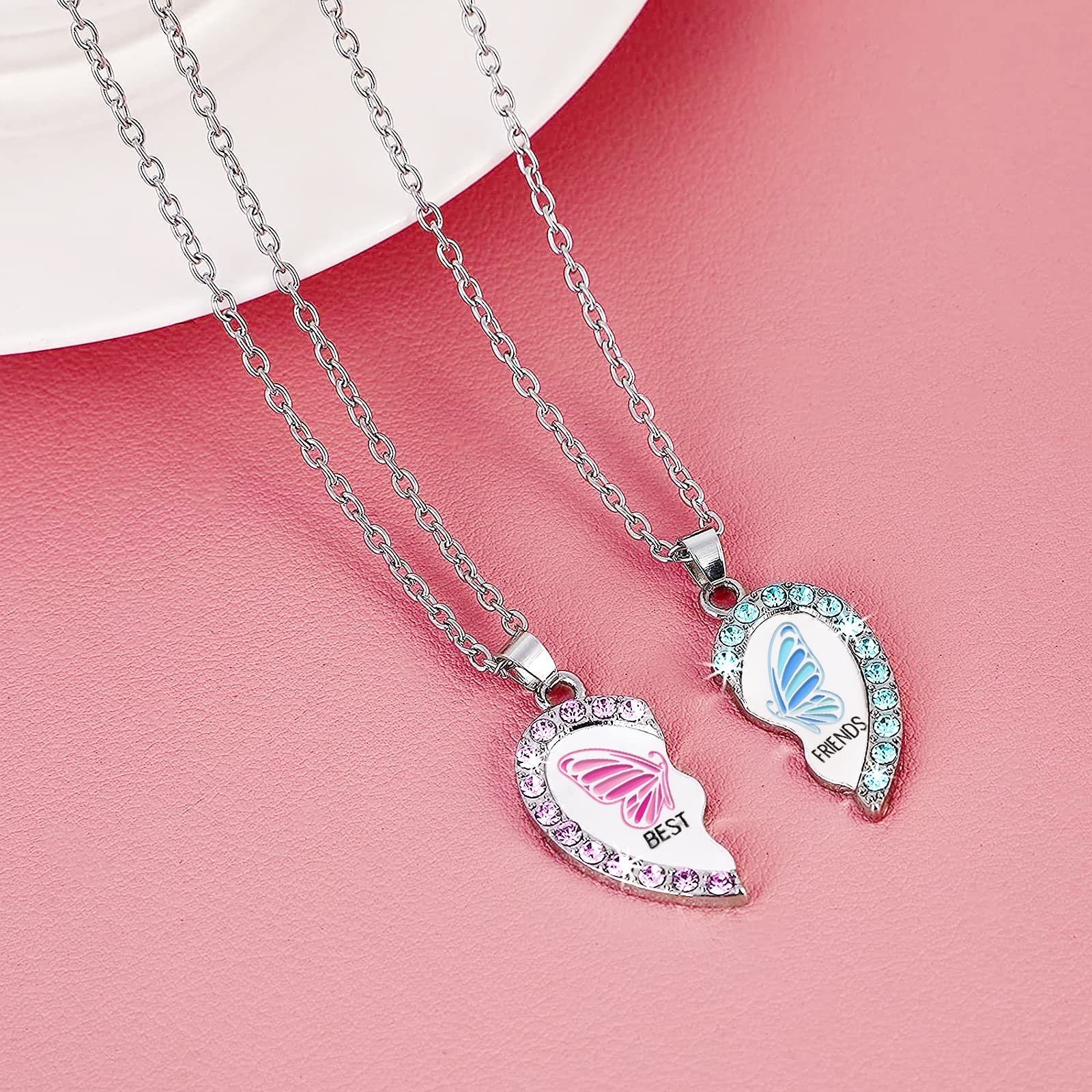 Ensemble de collier Cœur et clé | Plaqué or | Pandora nada