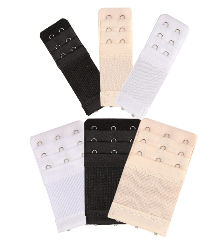 6 Pièces Extension De Sangle De Soutien-gorge 2 Crochets