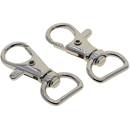 XJHDS 55.6-45MM 50 pièces Noir/Argent Mousqueton Fermoir pivotant Mousqueton Clips pour lanière ClipsDIY Bijoux Sacs à Main Sac à Main XJHDS 55.6-45MM 50 pièces Noir/Argent Mousqueton Fermoir pivotant Mousqueton Clips pour lanière ClipsDIY Bijoux Sacs à Main Sac à Main