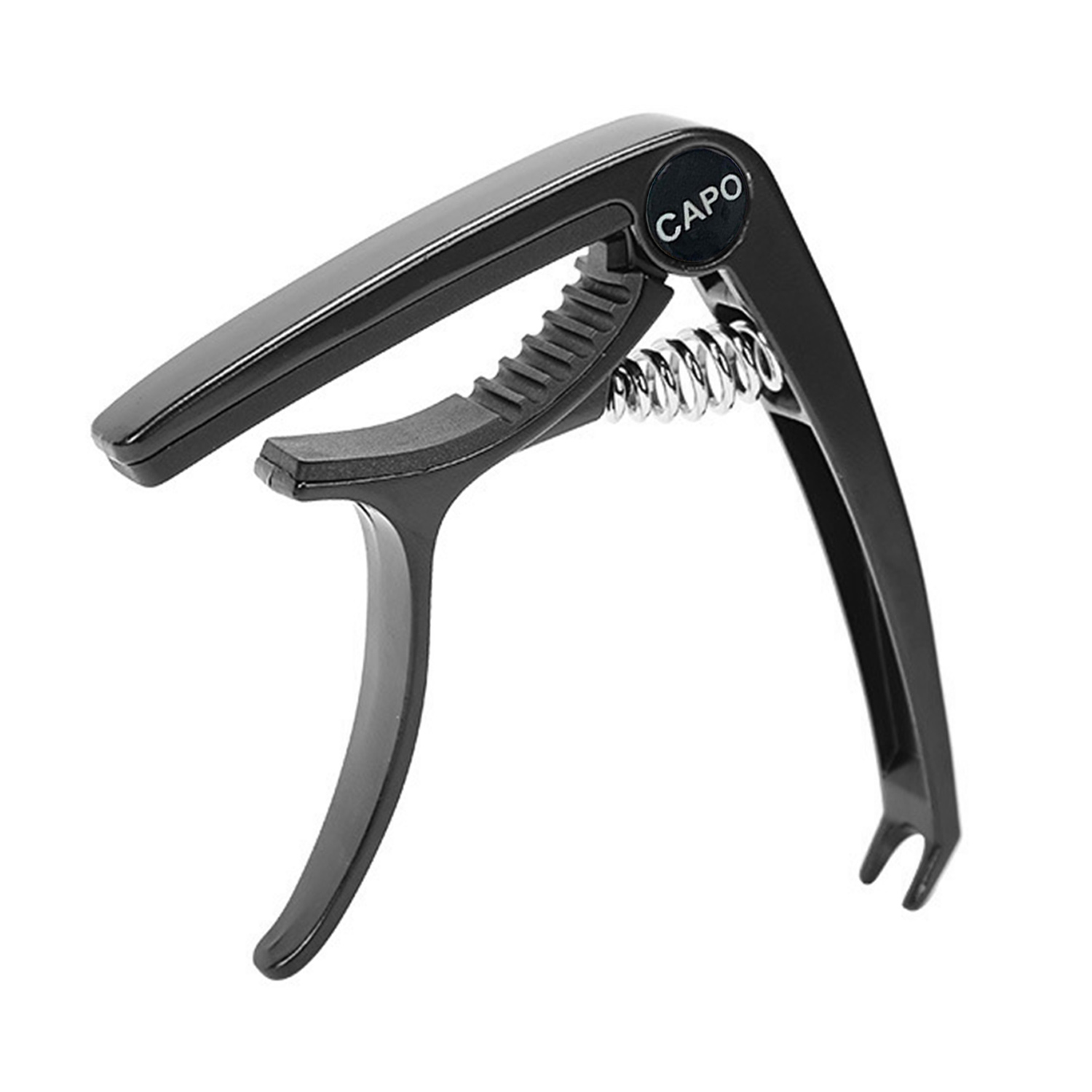 Capodastre Guitare Avec 6 Médiators - Ajustable, Portable, Avec Porte-médiators Intégré - Pour Acoustique