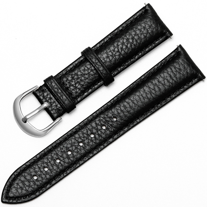 Bracelet De Montre En Cuir Véritable, 24 26 28 30mm, Grain Litchi, Doux Et Confortable, DZ4323 1657 4343, Pour Diese