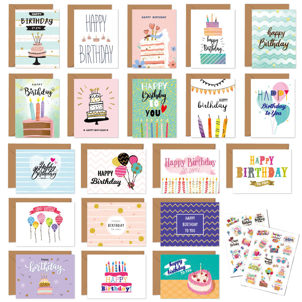 Carte D’anniversaire 20 Ans Avec Enveloppe — N°653, Sous Blister