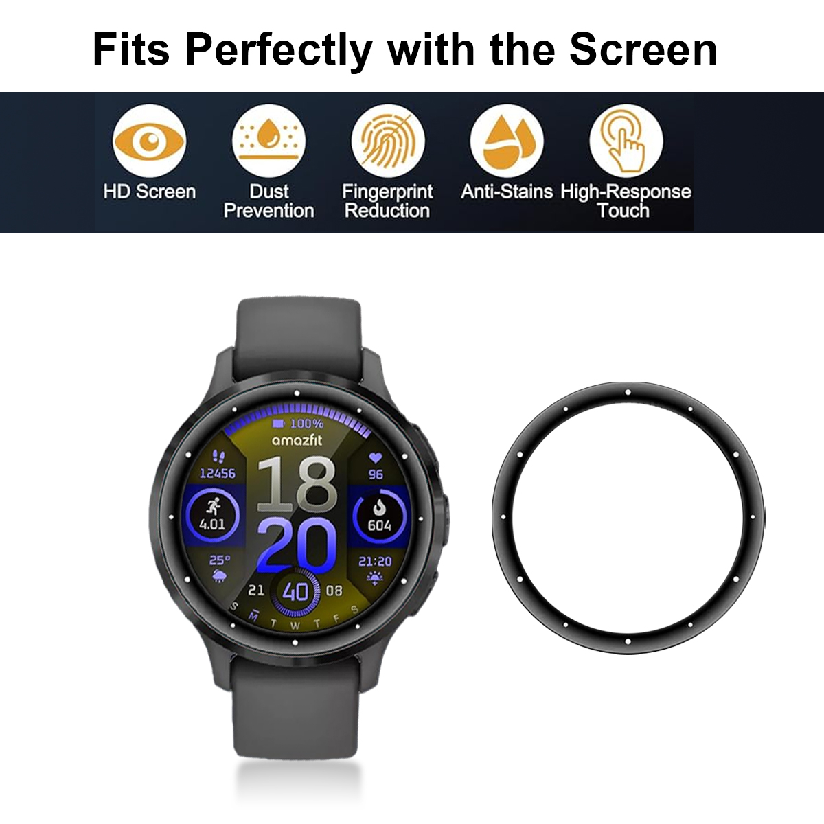 6 Protections D'écran Pour Garmin Venu 3 - Film TPU HD Anti-rayures - Installation Facile Sans Bulles - Auto-guérison