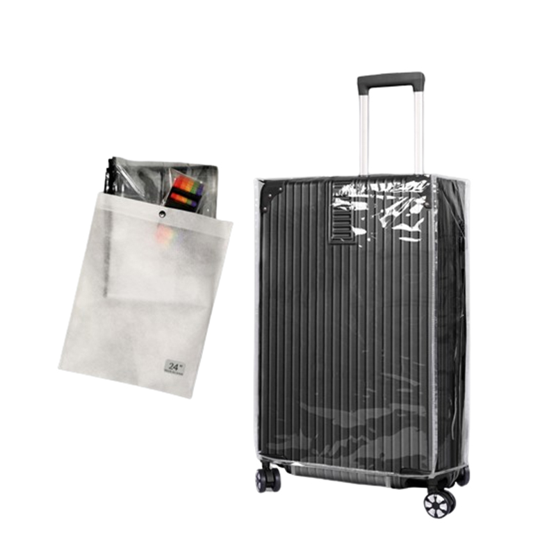 Lot De 3 Housses De Protection Valise PVC Transparent - Imperméable Et Réutilisable - Tailles 20, 24 Et 28 Pouces