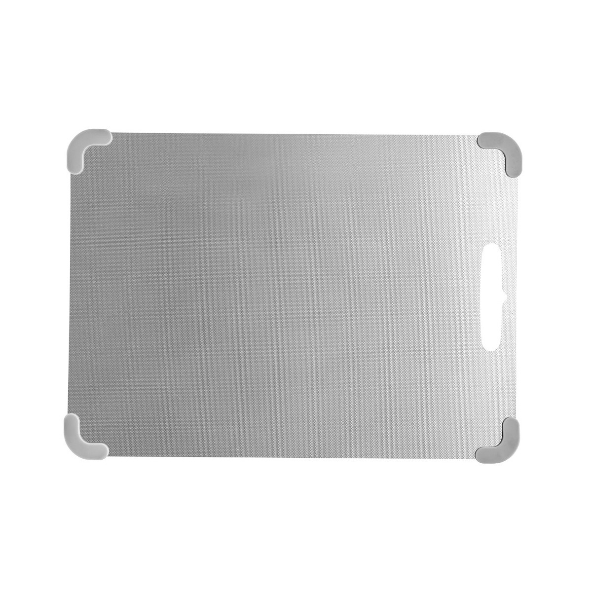 Planche à Découper En Acier Inoxydable INOX - Avec Tapis - Plan De Travail Cuisine - 30x48 Ou 50x48 Cm