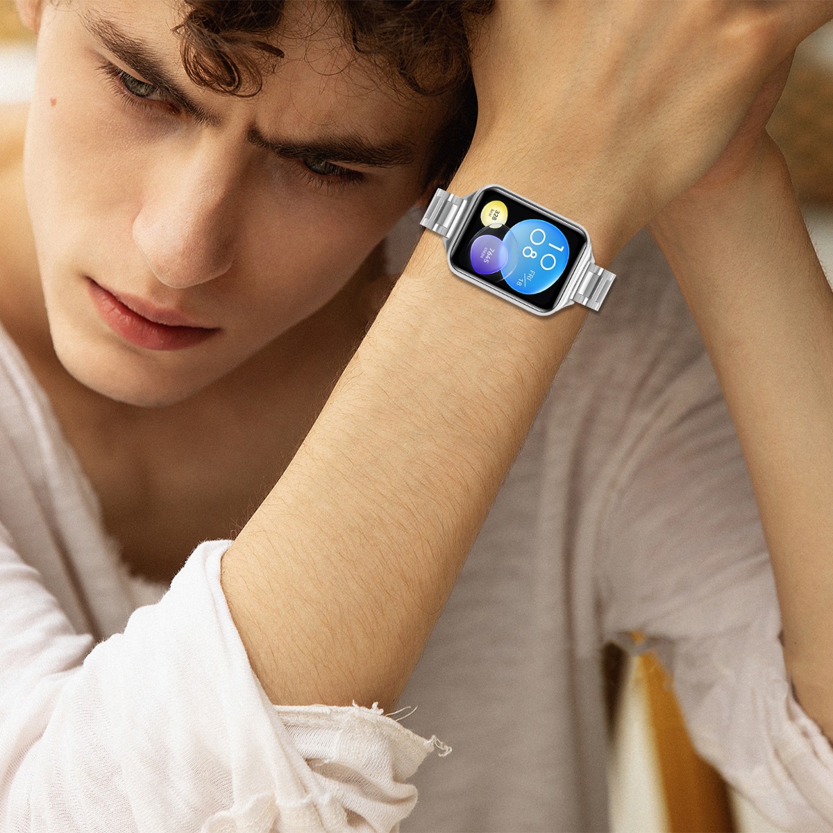 Bracelet De Montre Renault En Acier Inoxydable - Neuf Avec étiquettes, Pour Homme, Style Monture Classique