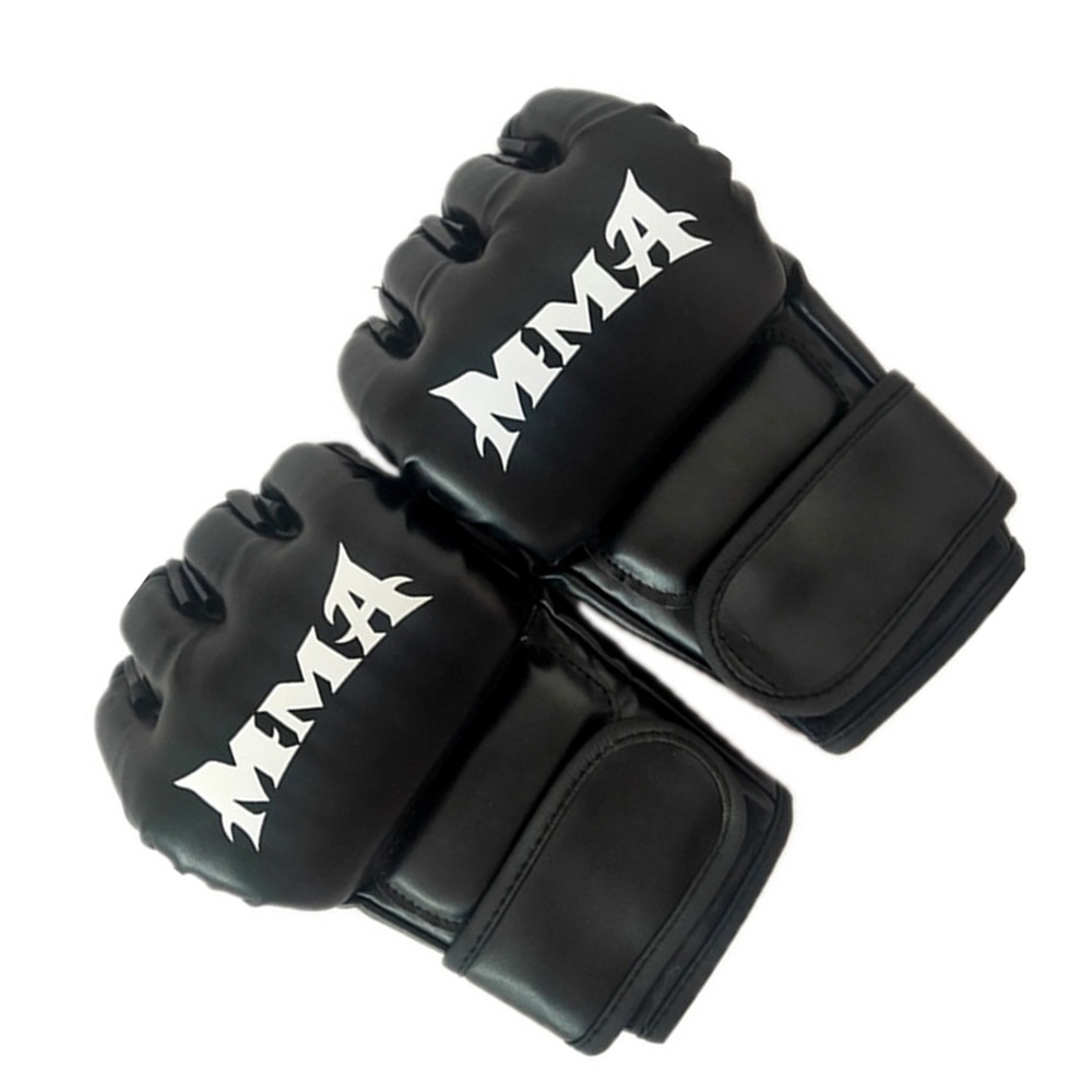 Acheter Gants De Boxe à Cinq Doigts, Haute Résistance, Absorption Des Chocs, Mousse Gauche Droite, Protection Des Mains, Fitness Sanda, Accessoires De Vêtements De Sport, 1 Pièce