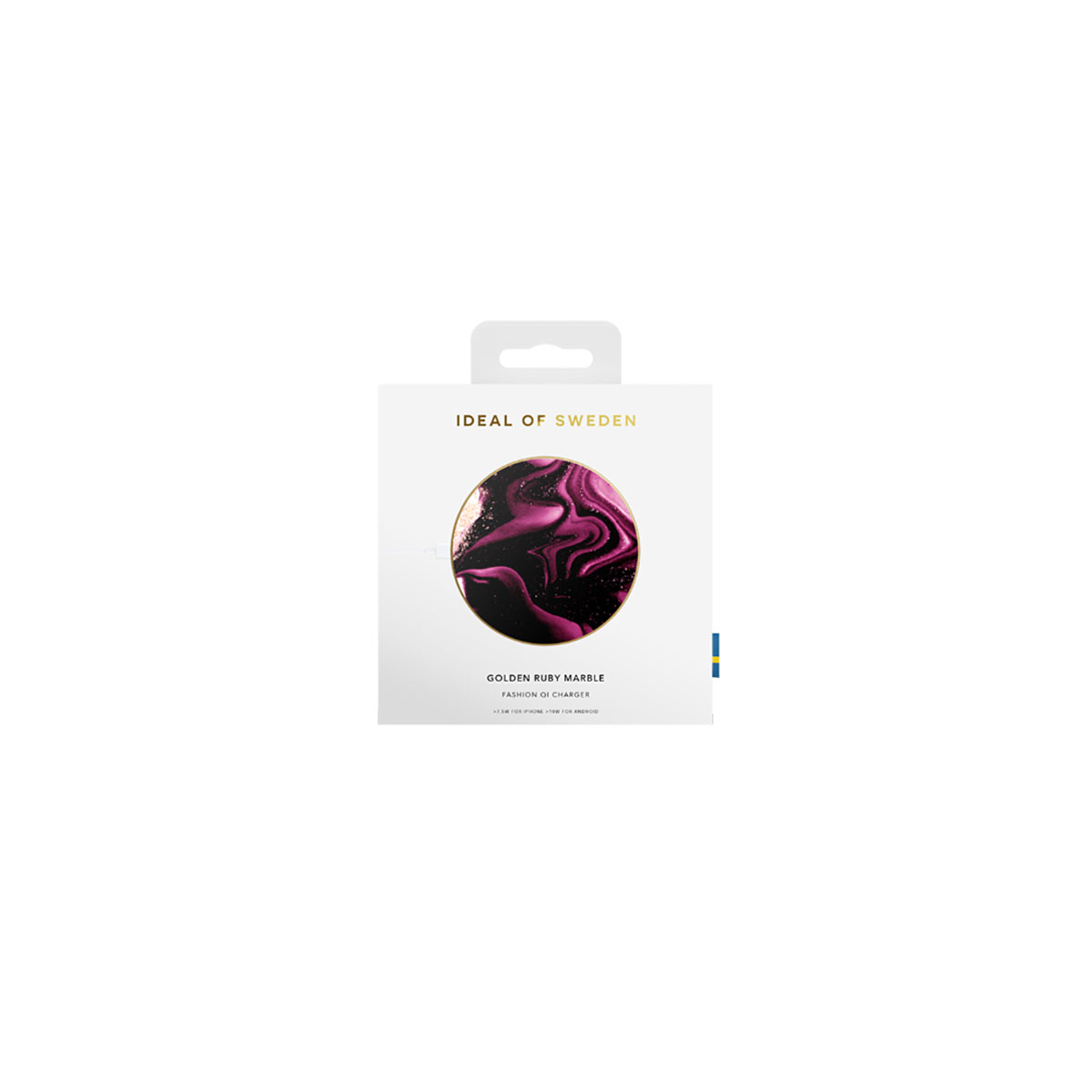 Custodia IDEAL OF SWEDEN Per AirPods 1 E 2 – Stampa Floral Romance, Ricarica Wireless, LED Visibile, Bordo Dorato - 2