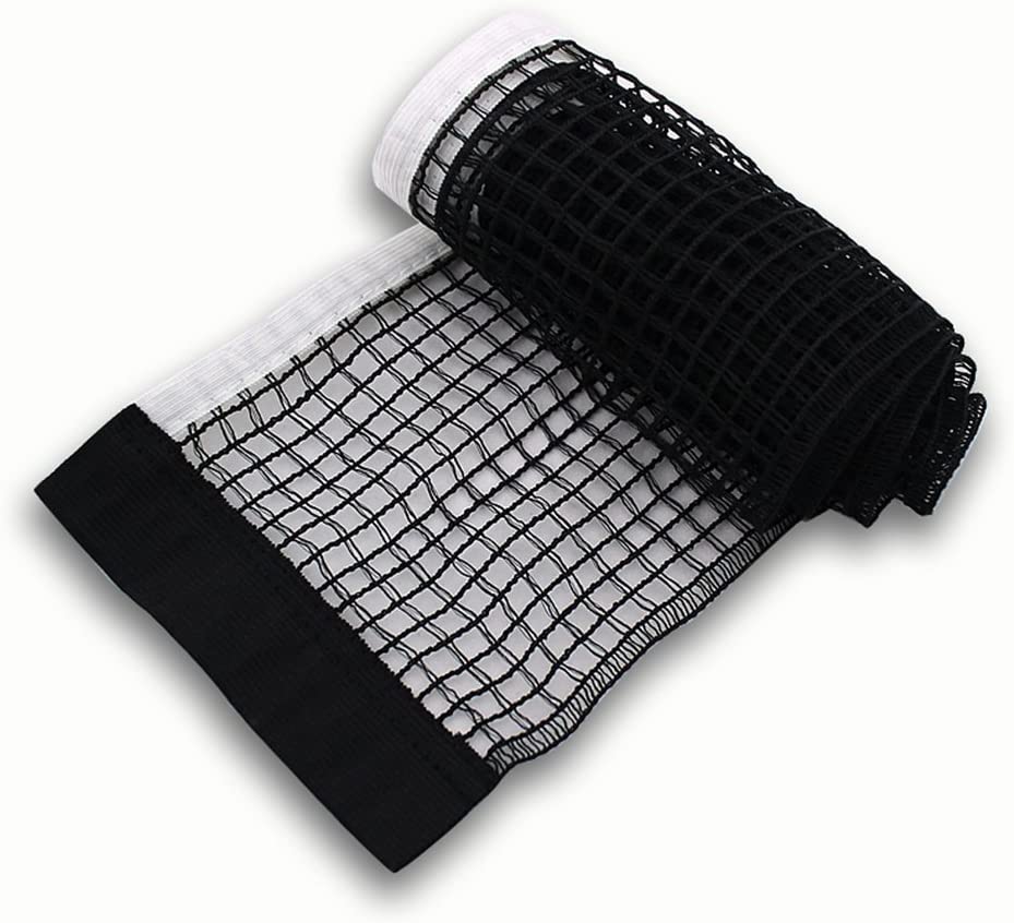 Filet De Ping-pong Rétractable Portable - Nylon Noir 180 X 15 Cm - Pour Intérieur Et Extérieur - Installation Facile