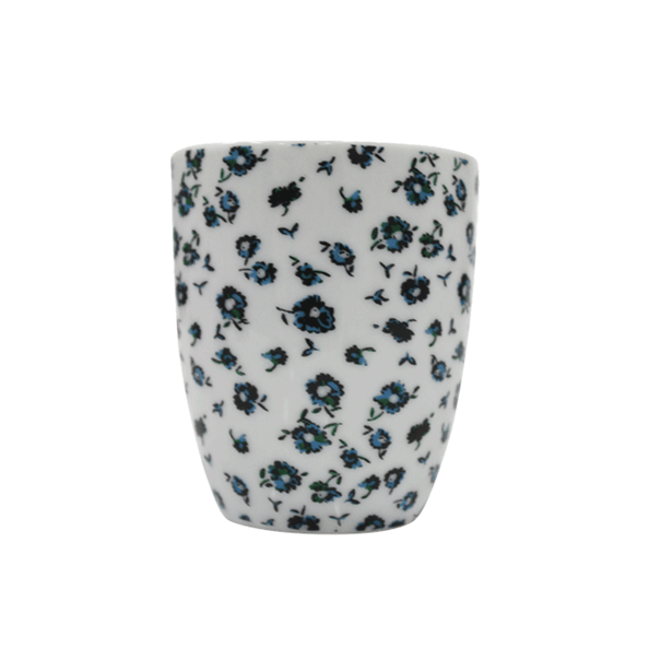 Gobelet Porcelaine Eve Rose Spirella – Porte-brosse à Dents élégant Pour Salle De Bain – 8,2 X 9,8 Cm