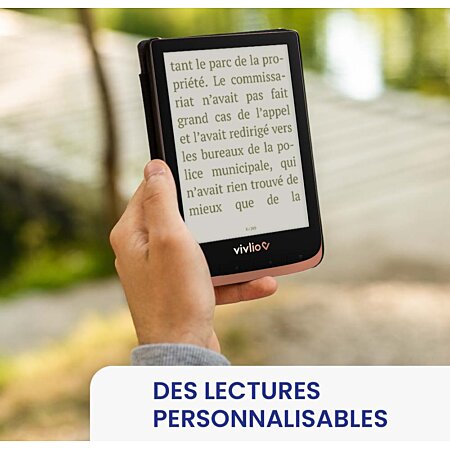 franceloisirs.ch - La liseuse Vivlio Touch HD Plus est maintenant  disponible en version grise/noire !😍  Pratique, pour  emmener partout avec vous toutes vos lectures cet été ! 😎⛱