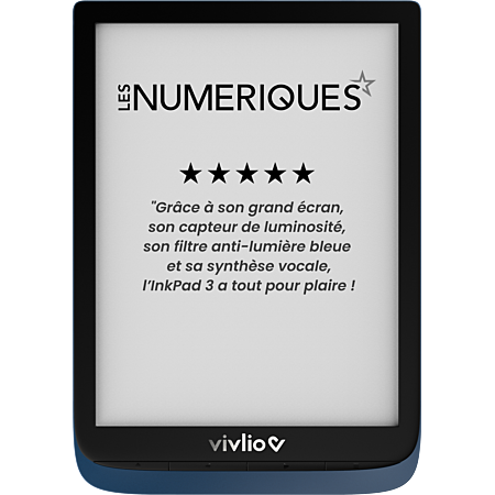 Liseuse VIVLIO InkPad 3 (grand format) - France Loisirs Suisse
