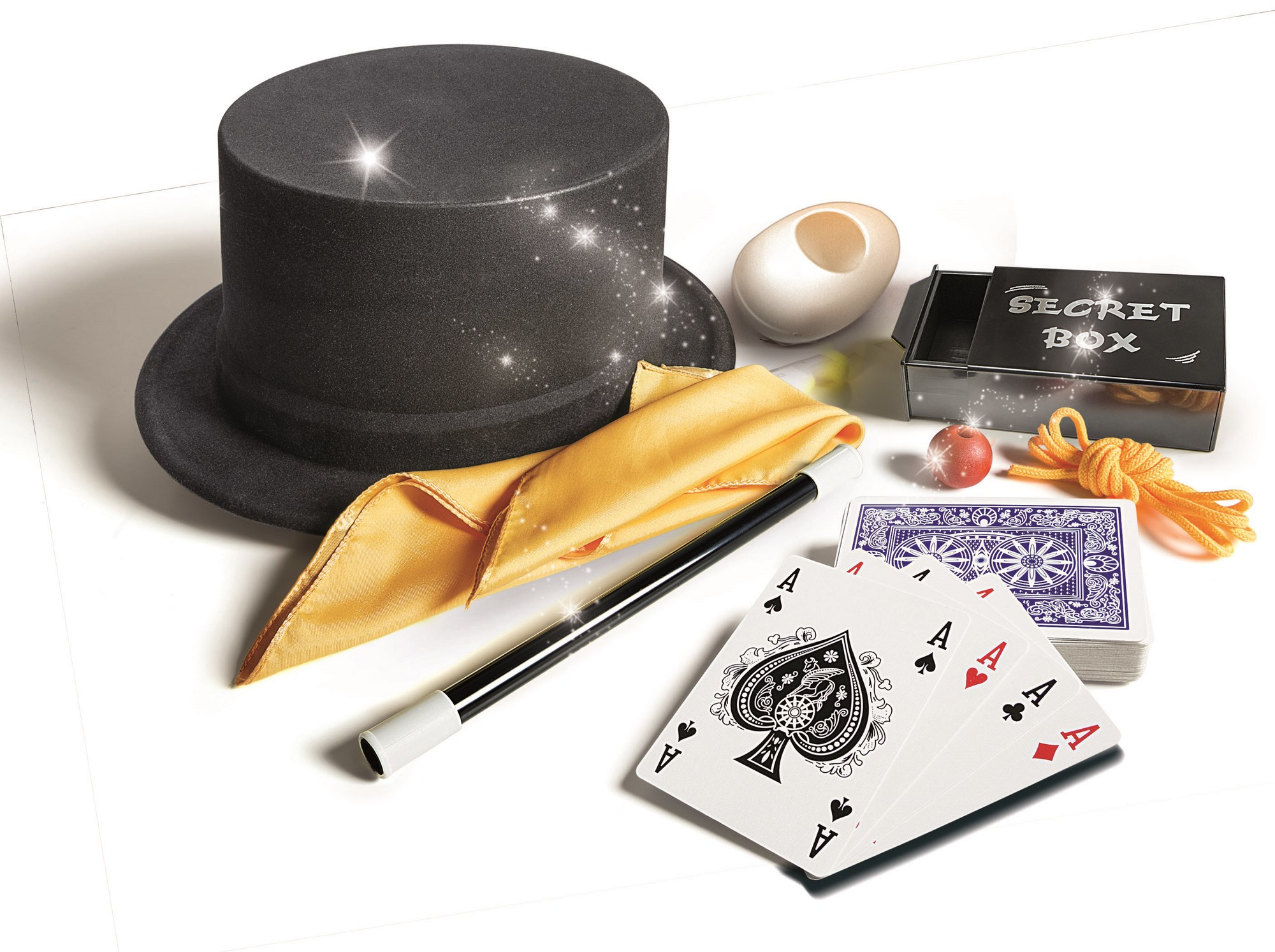 Boîte de magie - Chapeau magique avec compartiment secret