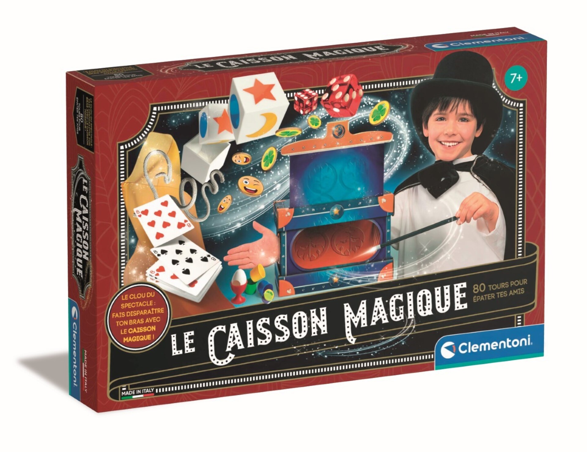 Ensembles De Tours Pour Enfants - Kit De Magie, Ensemble De Déguisement De  Magicien Avec Baguette Magique