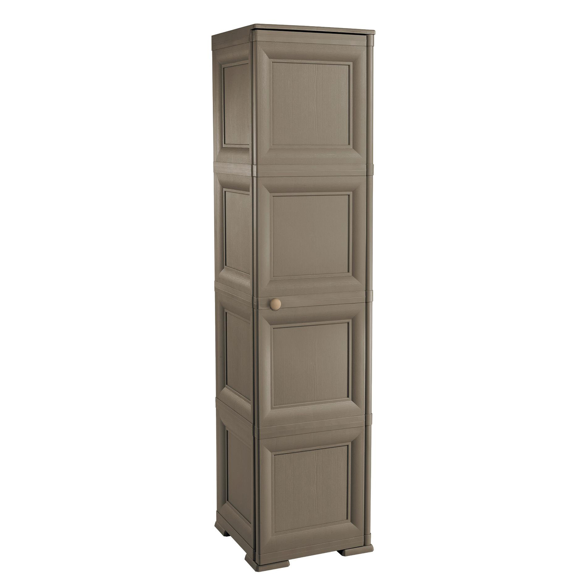 Armoire en résine pour extérieur avec 3 étagères 171x68x39cm 7house