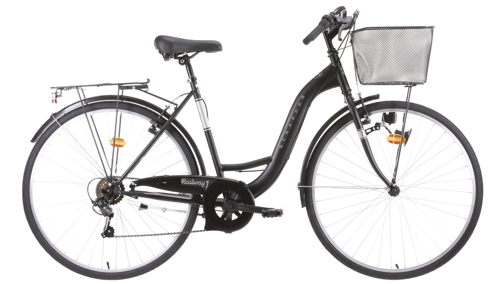 Vélo de ville 26'' type retro en acier 