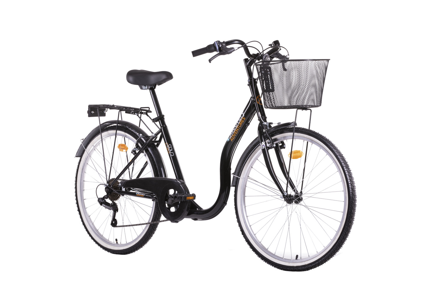 Vélo VTC 26'' City Rigide Femme Acier Discovery Adventures
