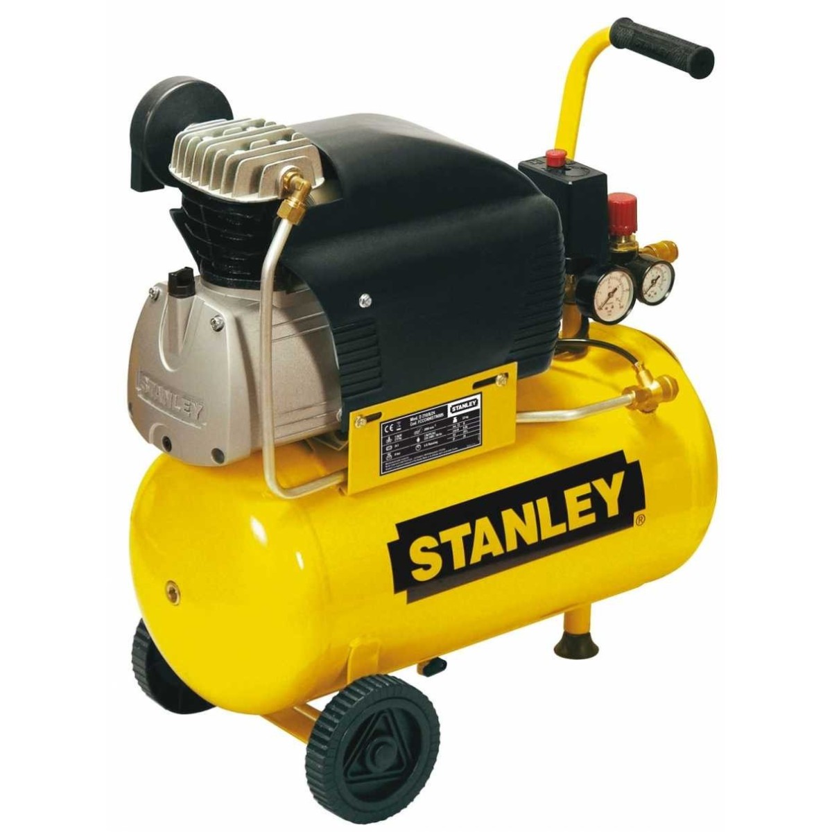 Stanley Fatmax Compresseur, compresseur d'air sans huile, enrouleur  automatique, montage mural, 1.5 ch, 8 bar, cuve 2 L