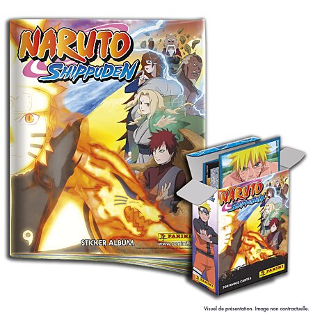 Pochette FR (4 st.+1 carte) Naruto Shippuden 2 - Panini