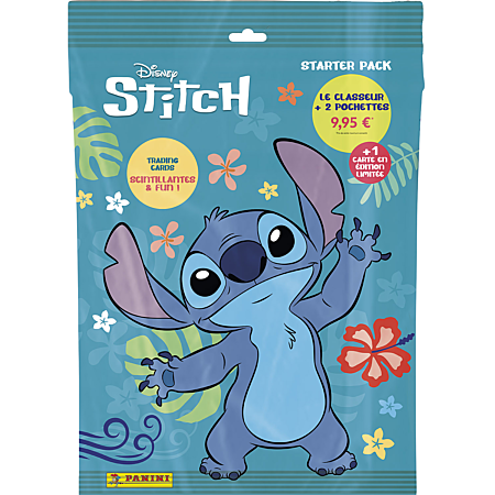 Panini Stitch Trading Cards Starter Pack (1 Carpeta + 2 Fundas + 1 Tarjeta de edición Limitada), 005153SPAFGD Panini Stitch Trading Cards Starter Pack (1 Carpeta + 2 Fundas + 1 Tarjeta de edición Limitada), 005153SPAFGD