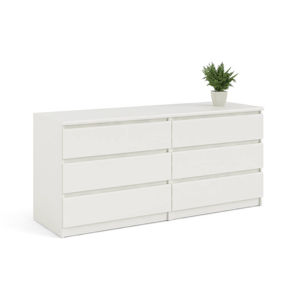 ALBI - Commode scandinave 140x40x76 cm - Meuble rangement chambre