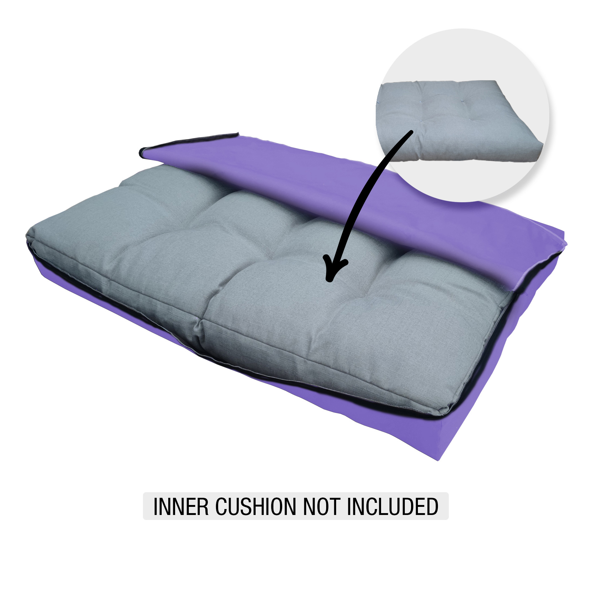 Linxor - Kit de Coussins et Assise déhoussables pour Palette - 6 Coloris :  : Jardin