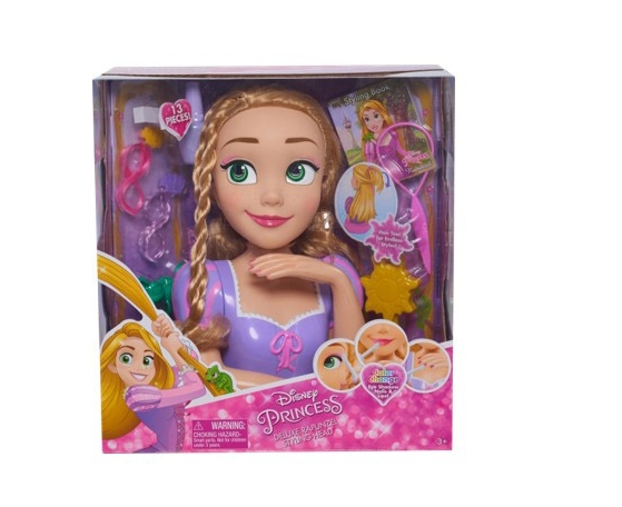 Disney Princessses - Tête À Coiffer Deluxe - Raiponce - Disney Princess au  meilleur prix